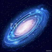 Pilt Beautiful Glowing Vector Andromeda Galaxy